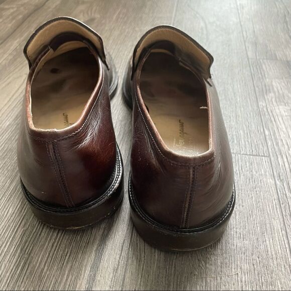 Salvatore Ferragamo Brown Leather Loafers main image 6